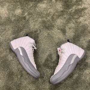 Jordan 12 Retro Gray and White